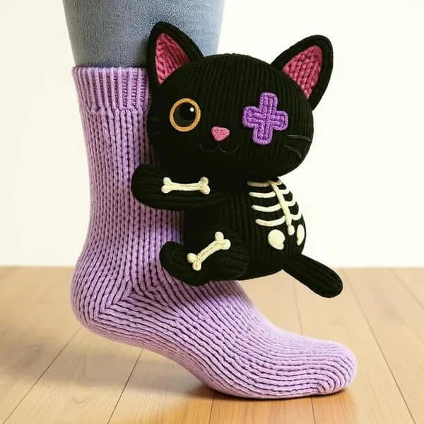 peugas.shop socks — Gus the Gecko design
