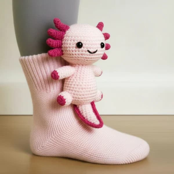 peugas.shop socks — Rita the Raccoon design