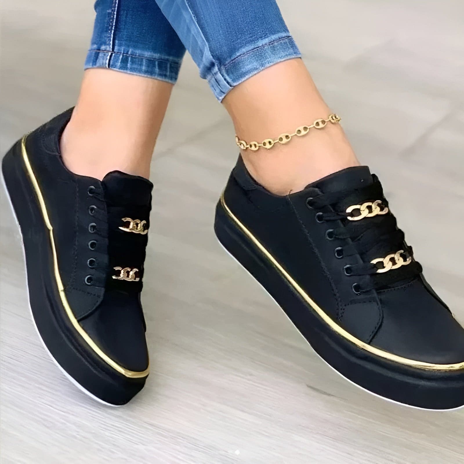 Lania™ - Calçado ortopédico feminino exclusivo